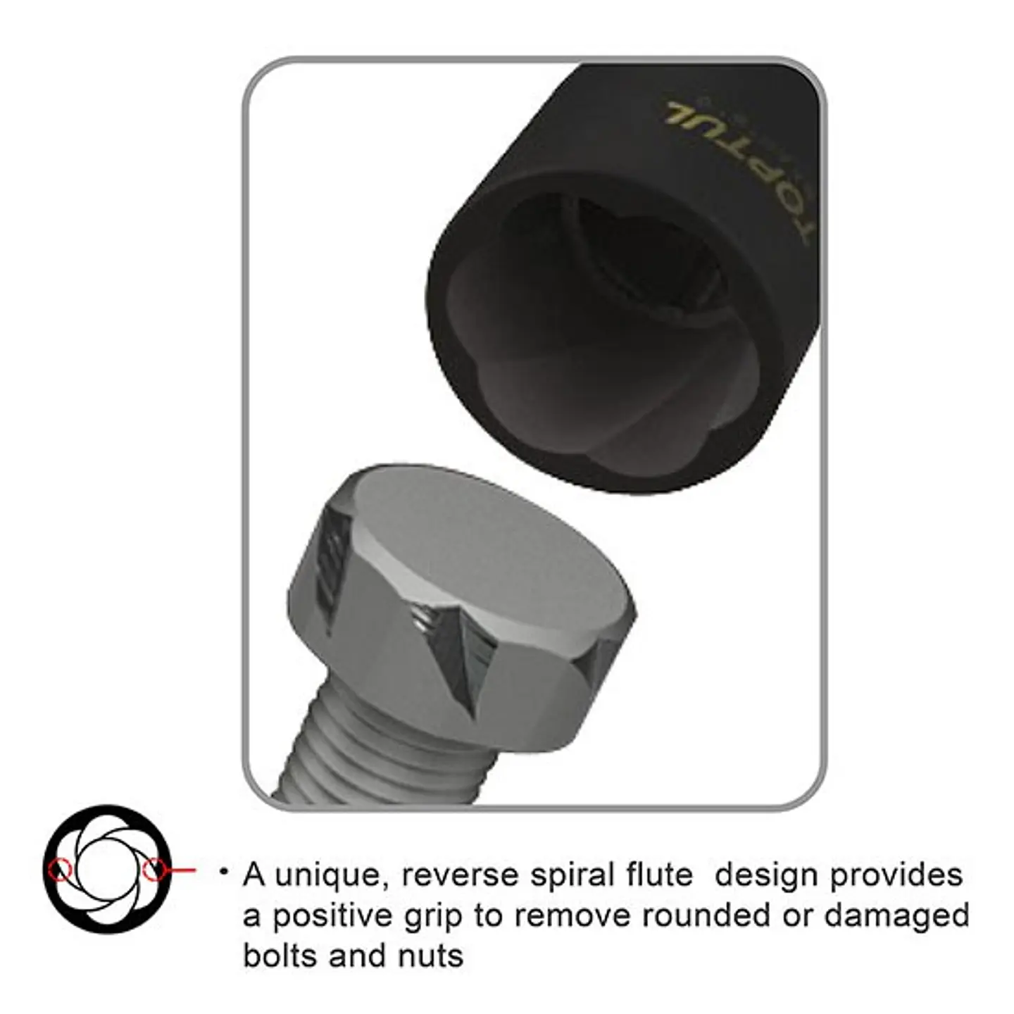 Chave de Caixa para Remover Fêmeas Danificadas 1/2