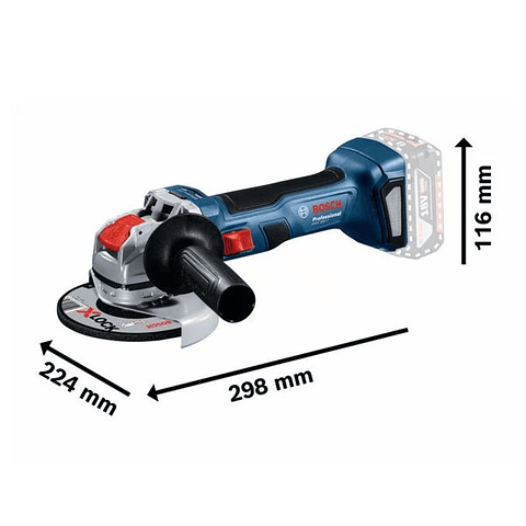 Rebarbadora X-LOCK sem fio GWX 18V-7 (115mm) BOSCH
