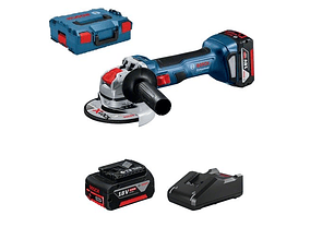 Rebarbadora X-LOCK sem fio GWX 18V-7 (125mm) + 2 Baterias 18V 4.0Ah BOSCH