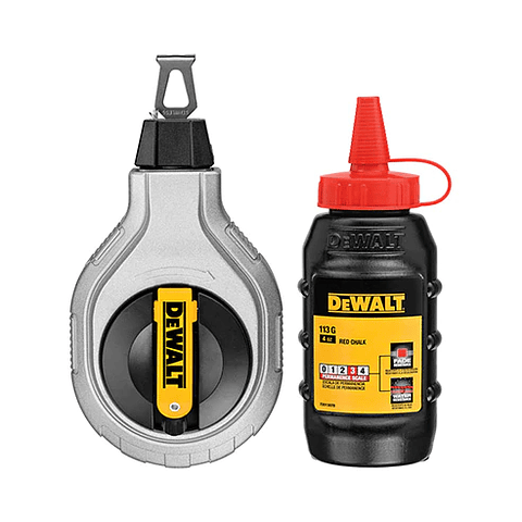 Kit Traçador de Linhas (Fio Blue) + Vermelho DWHT47408-0 DEWALT