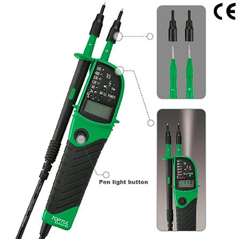 Medidor de Tensão Multifuncional Digital EAAA0169 TOPTUL