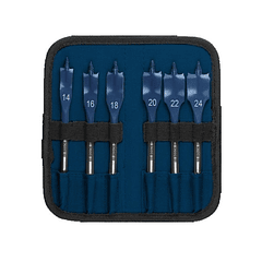 Conjunto de 6 brocas planas para madeira EXPERT SELFCUT SPEED BOSCH