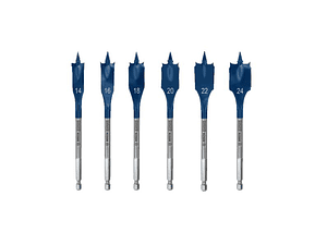 Conjunto de 6 brocas planas para madeira EXPERT SELFCUT SPEED BOSCH