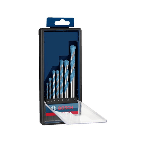 Conjunto de 7 brocas EXPERT CYL-9 MULTICONSTRUCTION BOSCH