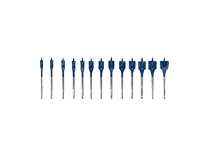 Conjunto de 13 brocas planas para madeira EXPERT SELFCUT SPEED BOSCH