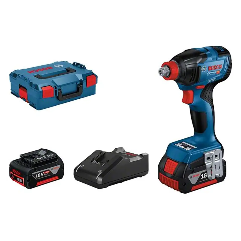 Aparafusadora de Impacto GDX 18V-210 C + 2 Baterias 18V 5.0Ah BOSCH 1