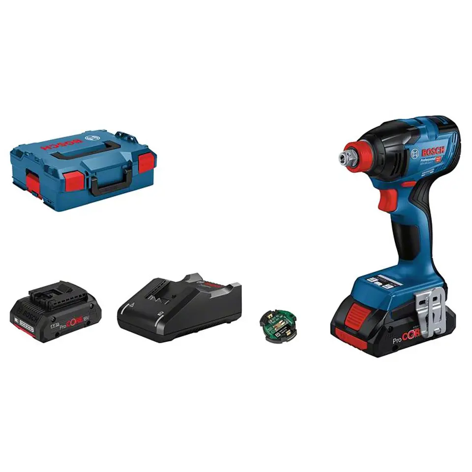 Aparafusadora de Impacto GDX 18V-210 C + 2 Baterias ProCORE18V 4.0Ah BOSCH 1