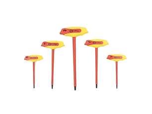 Jogo de 5 chaves sextavadas com punho VDE CK TOOLS 