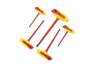 Jogo de 5 chaves sextavadas com punho VDE CK TOOLS 