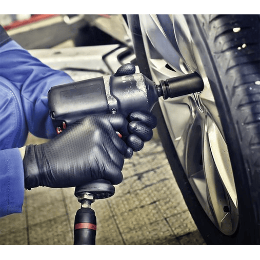 Luva descartável Nitrilo Grippaz 580NR JUBA (50 un.) 3