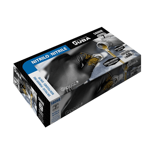 Luva descartável Nitrilo Grippaz 580NR JUBA (50 un.) 4
