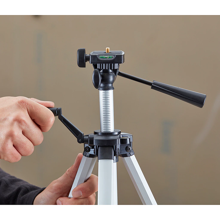 Tripé Telescòpico para Niveis Laser com Rosca 1/4