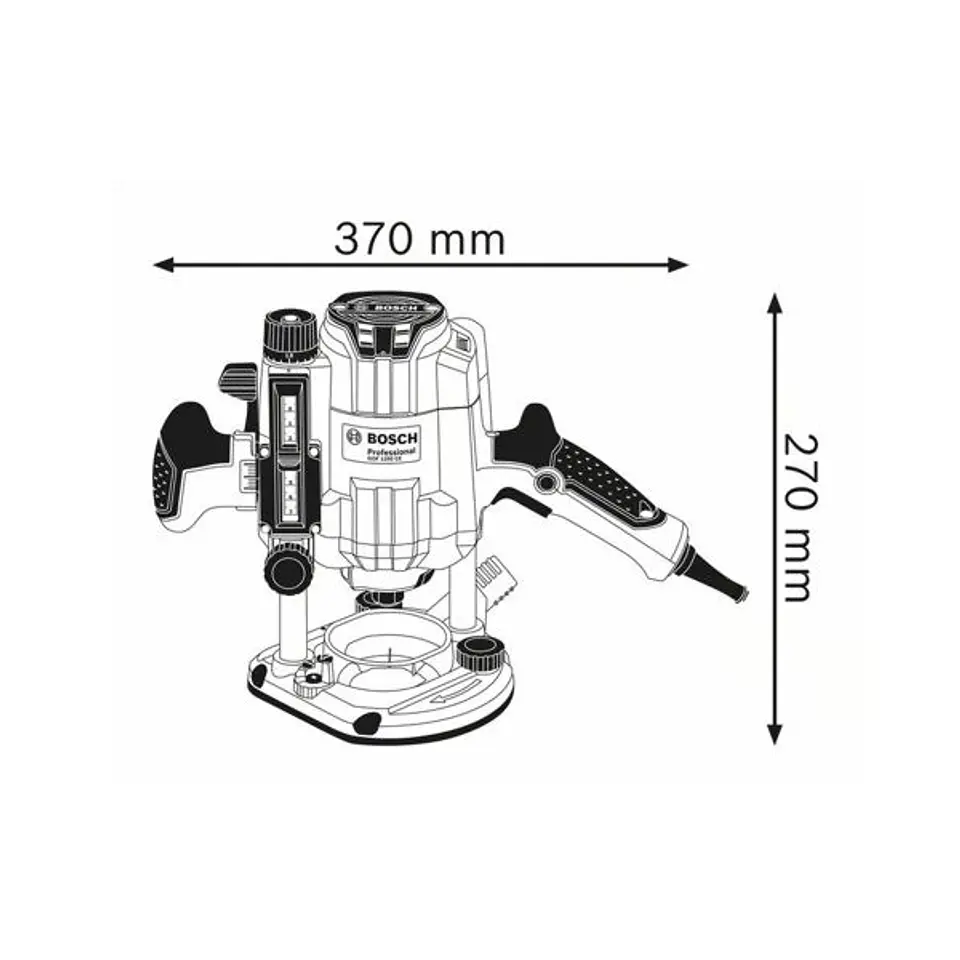 Tupia GOF 1250 CE + Mala L-BOXX 238 BOSCH 4