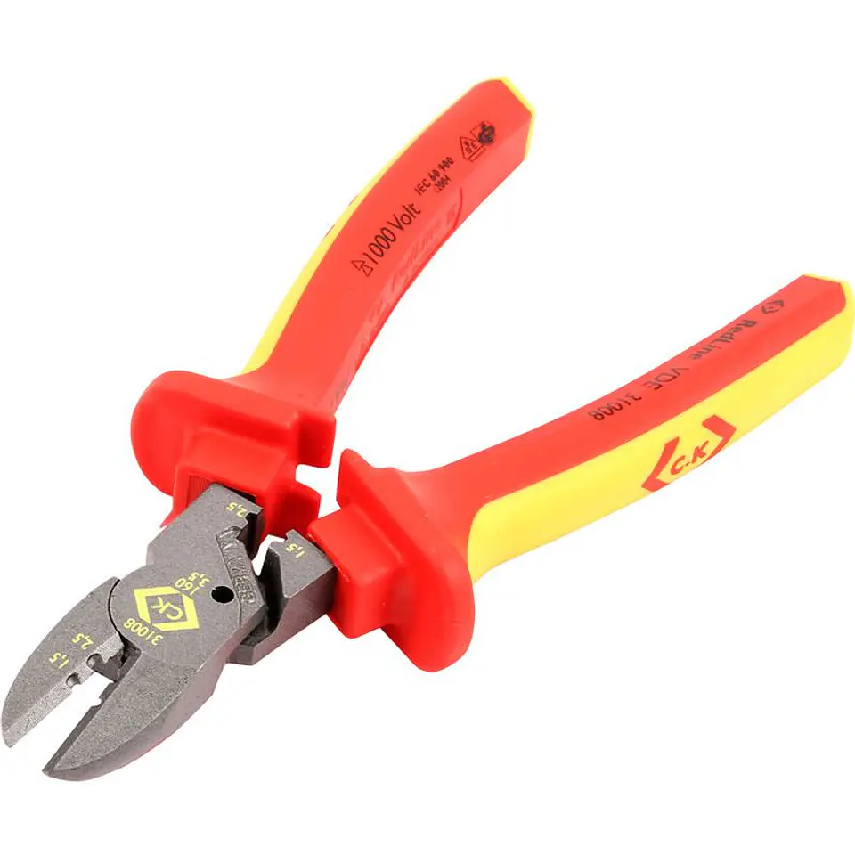 Alicate de corte e decapagem VDE CombiCutter3 160mm CK TOOLS 1