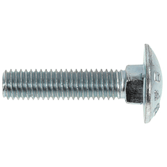 Parafuso Cabeça Oval e Quadra DIN603 - 4.8 Zincado JJP 