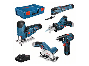 Kit de 5 ferramentas 12V + 3 baterias + XL-BOXX BOSCH