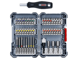 Conjunto de pontas de aparafusar e chaves de caixa Extra Hard BOSCH (45 pcs)