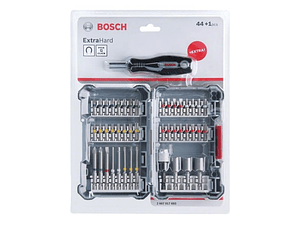 Conjunto de pontas de aparafusar e chaves de caixa Extra Hard BOSCH (45 pcs)