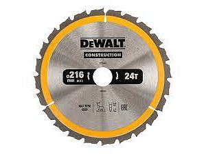 Disco de Serra para Madeira ATB Ø 216X30 24D DT1952 DEWALT