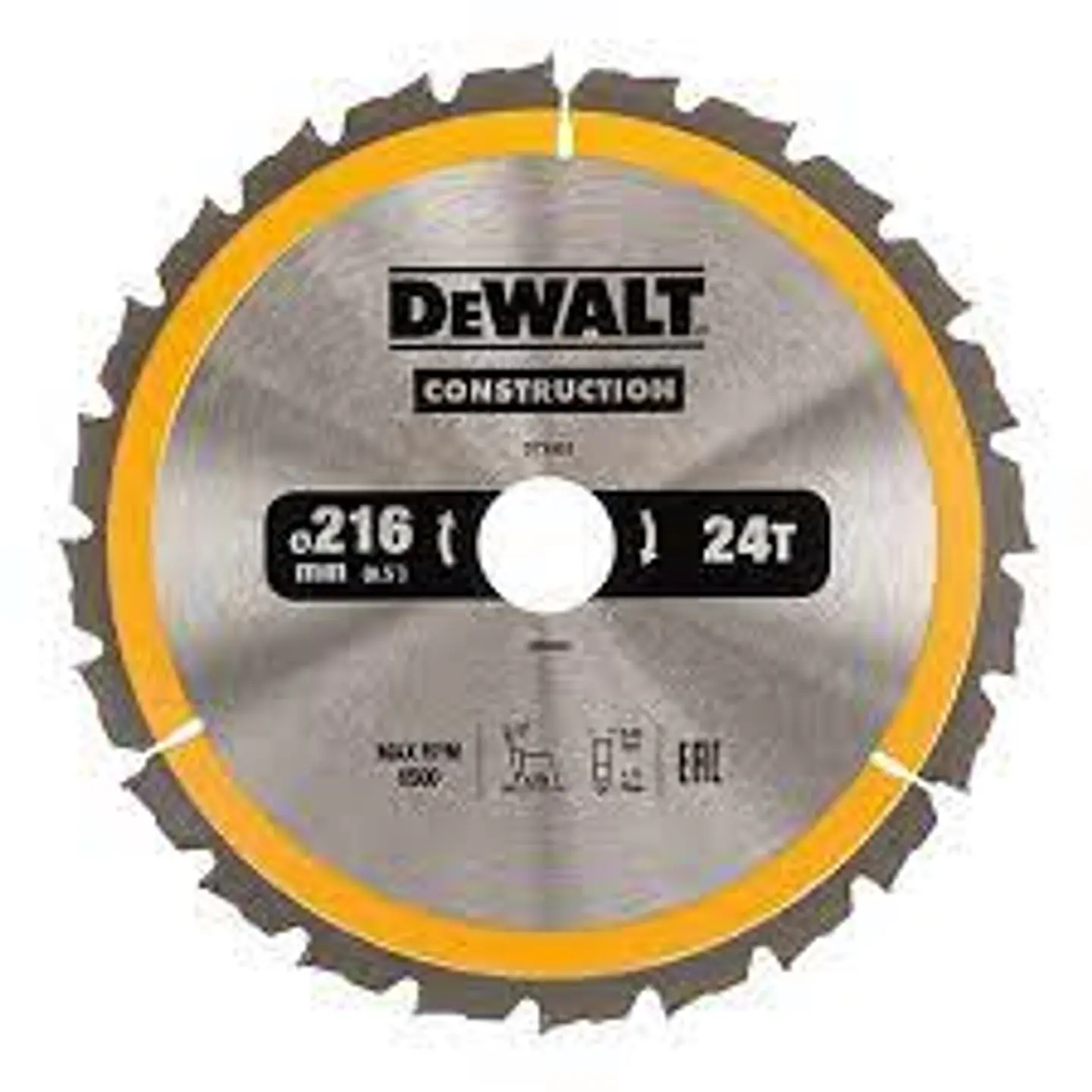 Disco de Serra para Madeira ATB Ø 216X30 24D DT1952 DEWALT 1