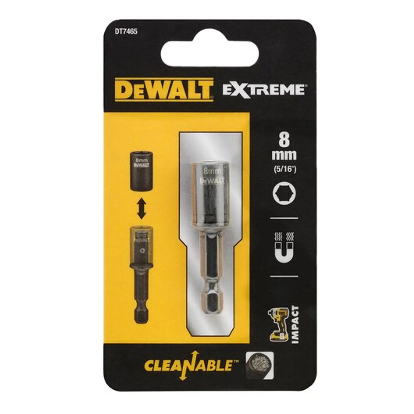 Chave de Caixa Impacto Extreme 8.0mm DT7465 DEWALT 4