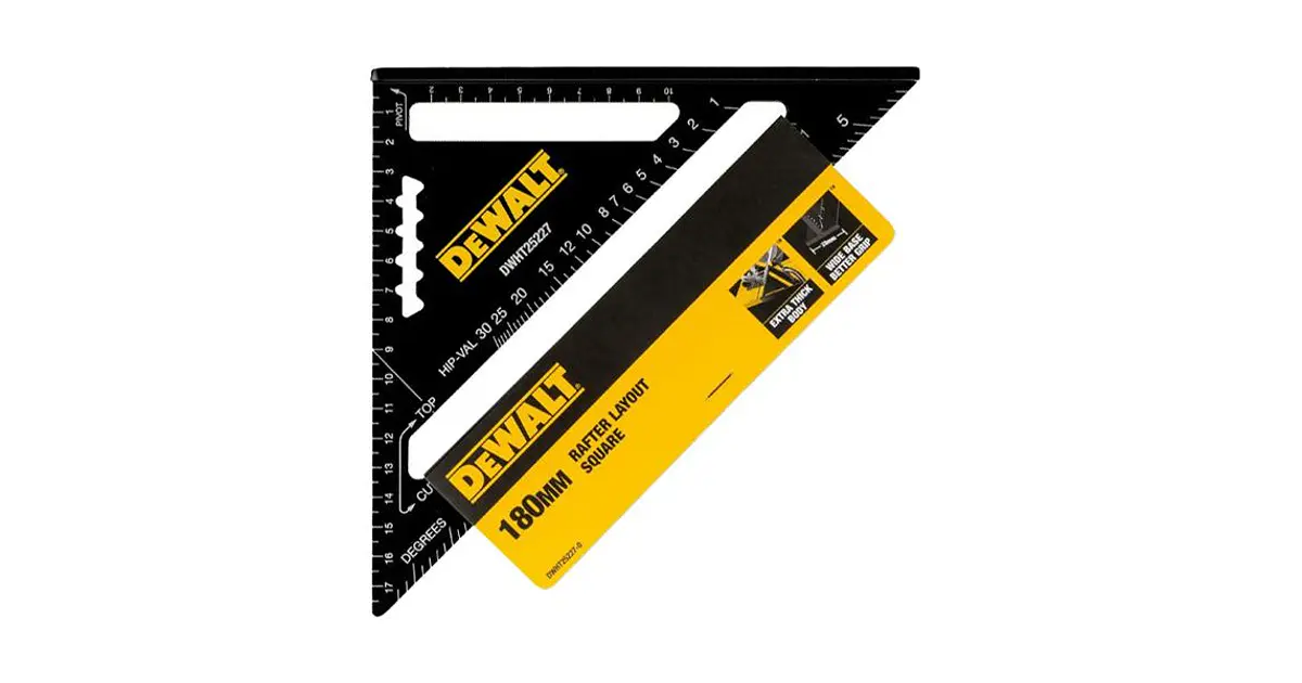 Esquadro Metrico 18 cm DWHT25227-0 DEWALT