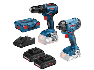 Conjunto Aparafusadora GSB 18V-55 e Aparafusadora de impacto sem fio GDR 18V-160 + 2 Baterias ProCORE18V 4.0Ah BOSCH