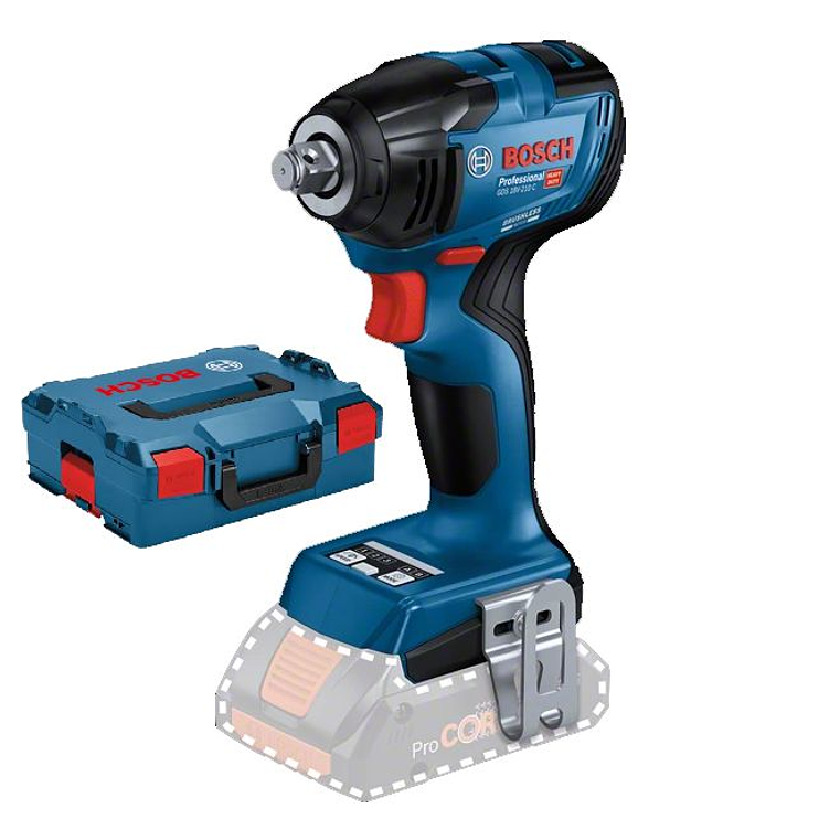 Aparafusadora de Impacto sem fio 18V GDS 18V-210 C + Mala L-BOXX BOSCH 1