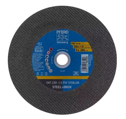 Disco de corte Aço/Aço Inox EHT-PSF STEELOX PFERD