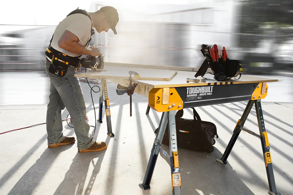 Cavalete/Mesa de Trabalho Dobrável Metalico (2 Uni) TB-C650 TOUGHBUILT  3