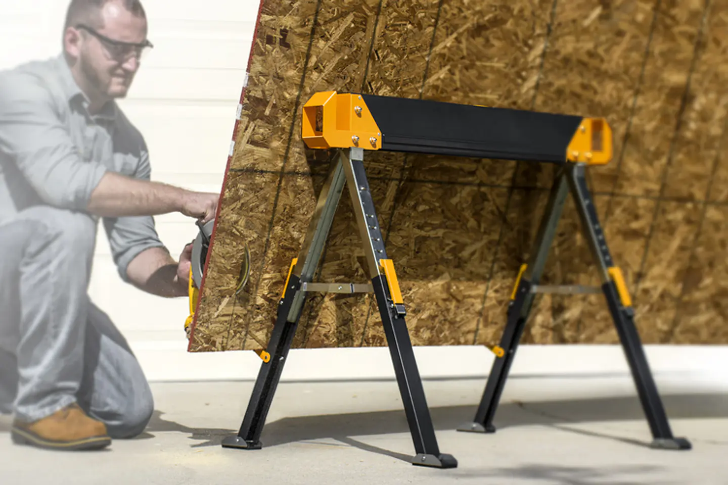 Cavalete/Mesa de Trabalho Dobrável Metalico (2 Uni) TB-C650 TOUGHBUILT  4