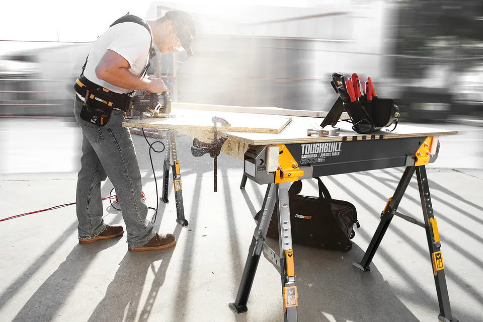 Cavalete/Mesa de Trabalho Dobrável Metalico (2 Uni) TB-C700-2 TOUGHBUILT 4