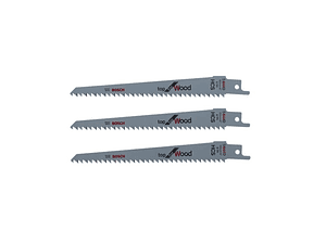 Conjunto de 3 lâminas madeira para Serra Sabre KEO BOSCH DIY