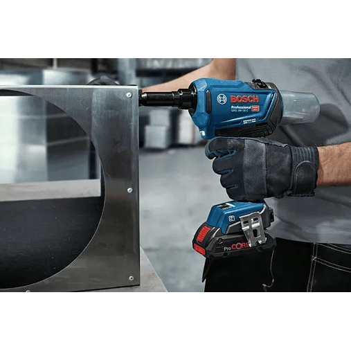 Rebitadora sem fio GRG 18V-16 C + 2x ProCORE18V 4.0Ah + Mala L-BOXX BOSCH 5