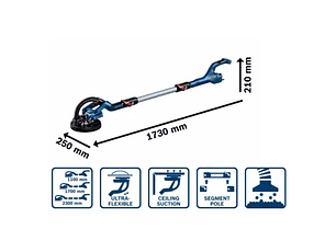 Lixadora de Paredes e Tectos (Girafa) GTR 55-225 BOSCH