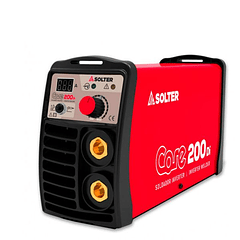 Inverter 200 Amp Core 200Di + Mala de transporte + Máscara de soldar OPTIMATIC 100 SOLTER 