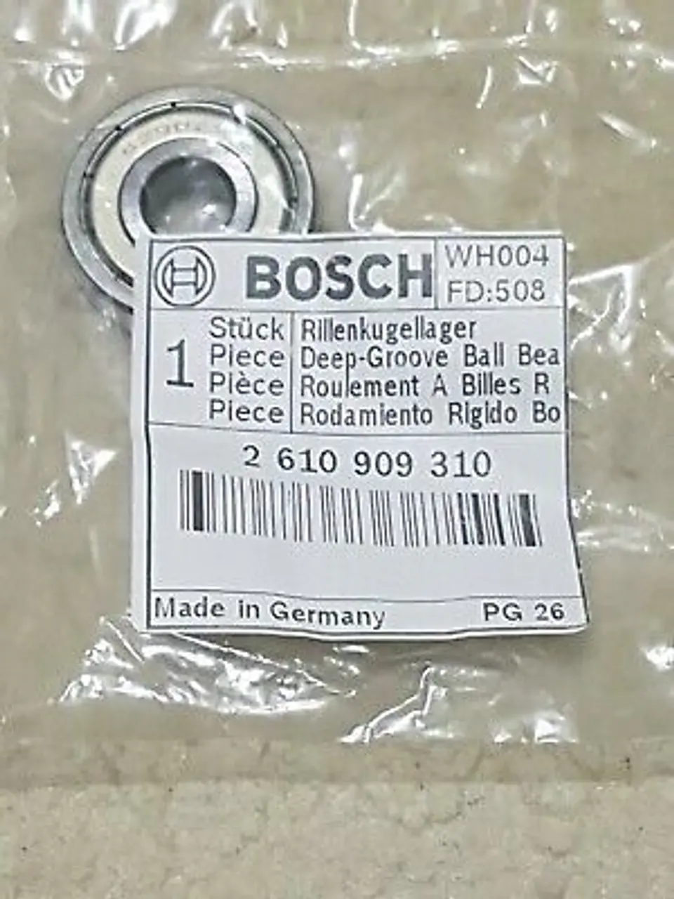 Rolamento Fixo GSH 11 E 2610909310 BOSCH 2
