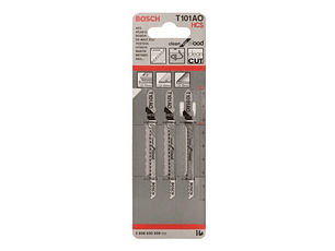 Lamina de Serra Vertical T 101 AO CLEAN FOR WOOD BOSCH (3 Unidades)