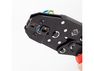 Alicate de Cravar terminais olhal isolados c/ roquete 0.5 - 6.0mm² T3682A CK TOOLS