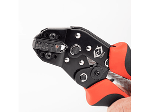 Alicate de Cravar terminais de ponteira c/ roquete 0.25 - 6.0mm² T3684 CK TOOLS