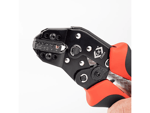 Alicate de Cravar terminais de ponteira c/ roquete 0.25 - 6.0mm² T3684 CK TOOLS