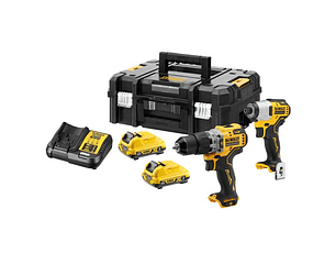 Kit XR12V Aparafusadora + Aparafusadora Impacto DCK2111L2T DEWALT
