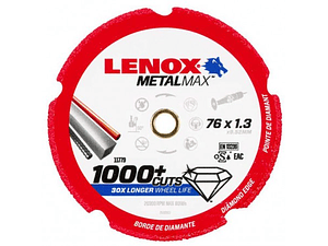 Disco de Diamante Corte Metal 76mm METALMAX™ TIPO 41 LENOX 
