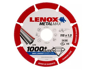 Disco de Diamante Corte Metal 115mm METALMAX™ TIPO 41 LENOX