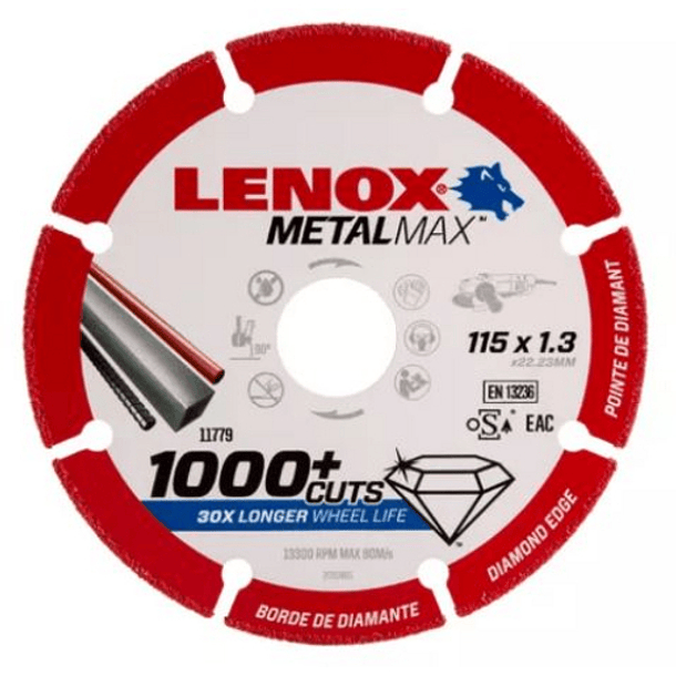 Disco de Diamante Corte Metal 115mm METALMAX™ TIPO 41 LENOX 1