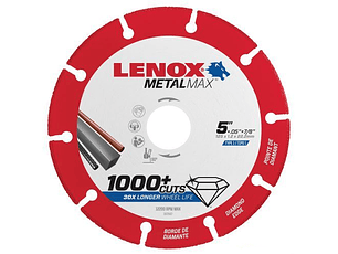 Disco de Diamante Corte Metal 125mm METALMAX™ TIPO 41 LENOX 