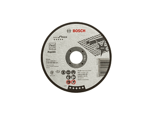 Disco de corte fino Best for Inox (direito) - Rapido: 125 x 0,8mm BOSCH (10 un.)