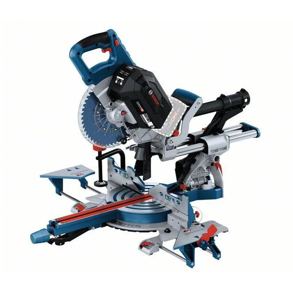 Serra de cortes transversais e de meia esquadria sem fio BITURBO GCM 18V-216 DC BOSCH 1