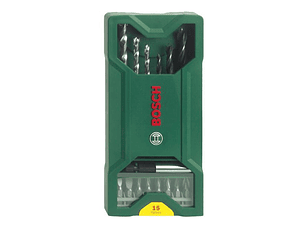 Conjunto de Brocas e Pontas de Aparafusar Mini X-Line BOSCH DIY (15 pcs)
