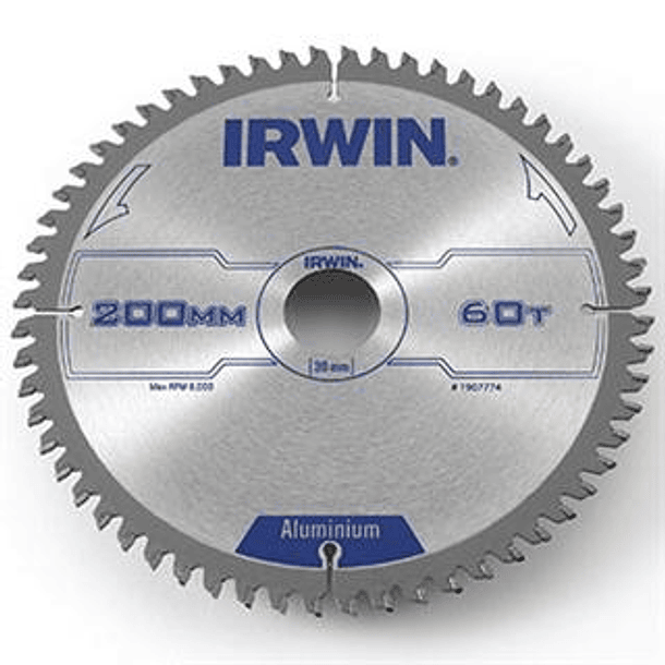 Disco de Serra Circular Corte de Aluminio IRWIN